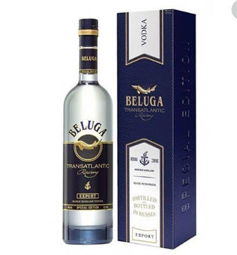 Rượu Vodka BELUGA Transatlantic xanh đại tây dương – Hàng cao cấp