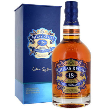 Rượu Chivas Regal 18 Years cao cấp nhập khẩu Scotch Land nồng độ 40vol thùng 12 chai