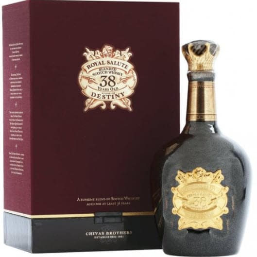 Royal Salute 38 years old Blended Whisky Chivas cao cấp x 4 chai thùng scotch