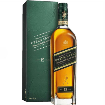 Johnnie Walker Green Label – Whisky 15 năm tuổi nồng độ 43vol dung tích