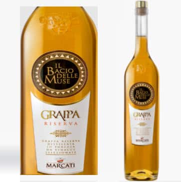 Rượu Ý Grappa Marcati Riserva IL Bacio Delle Muse chai 1.5 lít