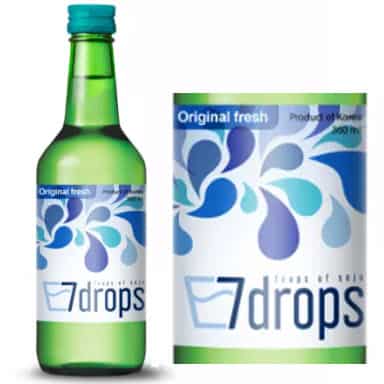 Rượu Soju 7DROPS Original Fresh Hàn Quốc