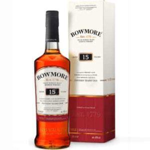 Bowmore 15 tuổi – whisky Scotland 43%vol chai 700 ml