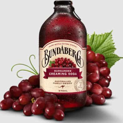 Nước ngọt Úc Burgundee Creaming Soda (soda kem nho)