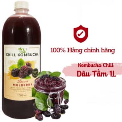 Chill Kumbucha Mulberry Vgreens Việt Nam vị dâu tằm