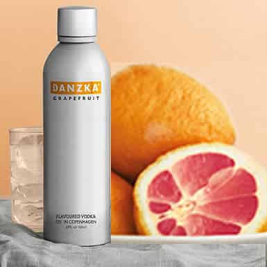 Danzka Grapefruit – vodka hương bưởi chai nhôm