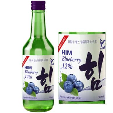 Rượu Him Blueberry premium Korean soju