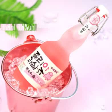Rượu Hàn Quốc Little Sparkling Peach