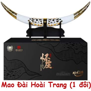 Rượu Thịnh Uy Tài Vận Hoài Trang Trung Quốc dáng cặp ngà