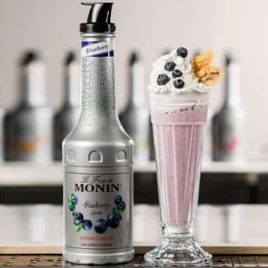 Monin Blueberry Le fruit myrtille – mứt sệt việt quất chai 1 lít