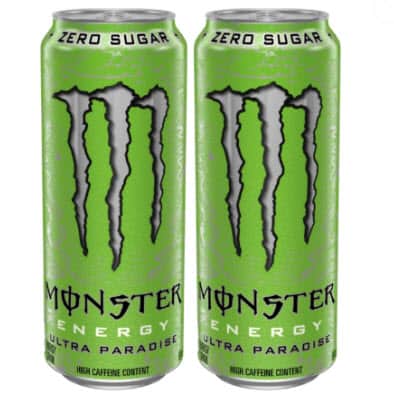 Monster Paradise xanh lá – nước tăng lực vị táo xanh và kiwi không đường 355mlMonster Paradise xanh lá – nước tăng lực vị táo xanh và kiwi không đường