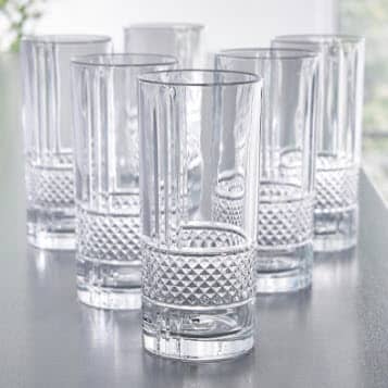 Bộ 6 Ly tumbler cao – RCR Brillante HB Tumbler pha lê Ý
