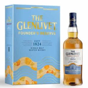 Rượu The Glenlivet 1824 Founder’s Reserve 40% hộp quà chai 700ml + 2 ly