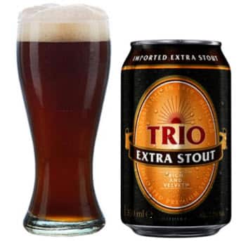 Bia đen Trio Extra Stout Hà Lan lon