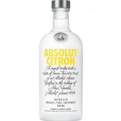 Vodka Absolut Citron Thụy Điển hương vị chanh