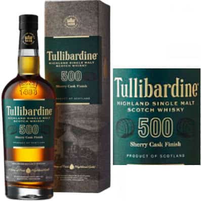 Whisky Tullibardine 500 Sherry Cask Finish