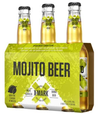 Bia chai X-Mark Mojito xách 3 nhập khẩu Pháp