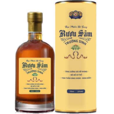 Rượu sâm Trường Sinh Việt Nam