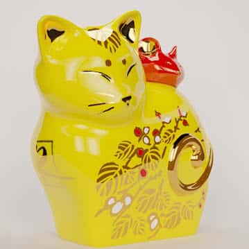 Rượu tết mèo sứ Royal Umeshu Gold 23K