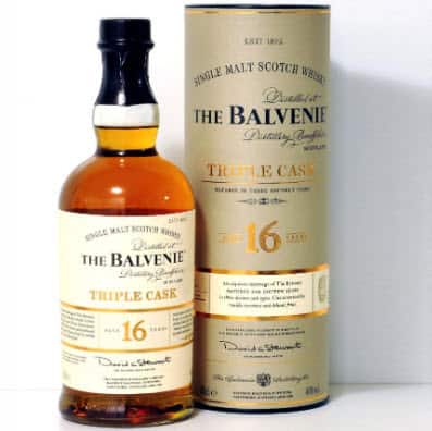 Balvenie 16 YO Triple Cask whisky Scotch
