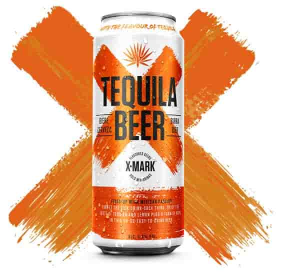 Bia Pháp Tequila X-Mark thùng 4 lon